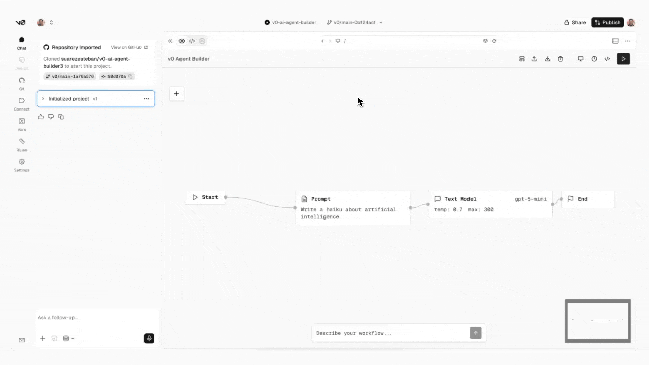 Creating a branch from a branch